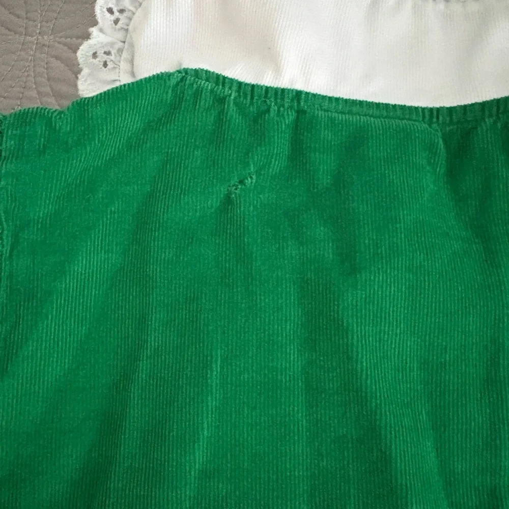 Shrimp and Grits corduroy dress with white scallop trim - Picture 4 of 4